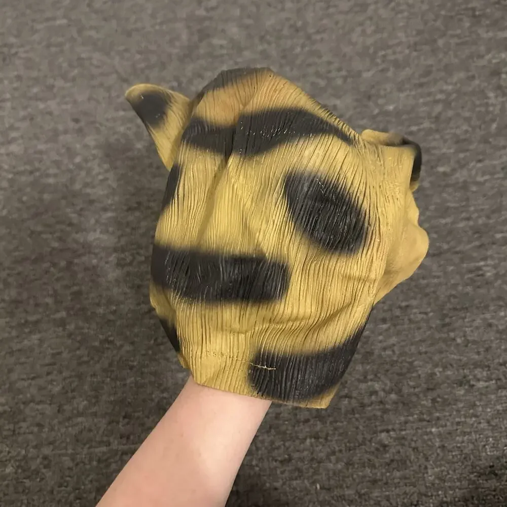 Vintage Rubber Tiger Animal Made In Sri Lanka Mask